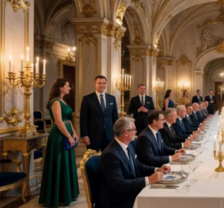 Eleganckie wydarzenie firmowe w sali Widowni Play z renesansową aranżacją