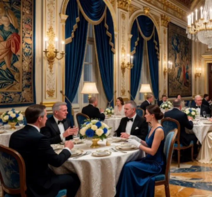 Elegancka sala restauracyjna Widownia Play z burgundowymi fotelami i złotymi detalami